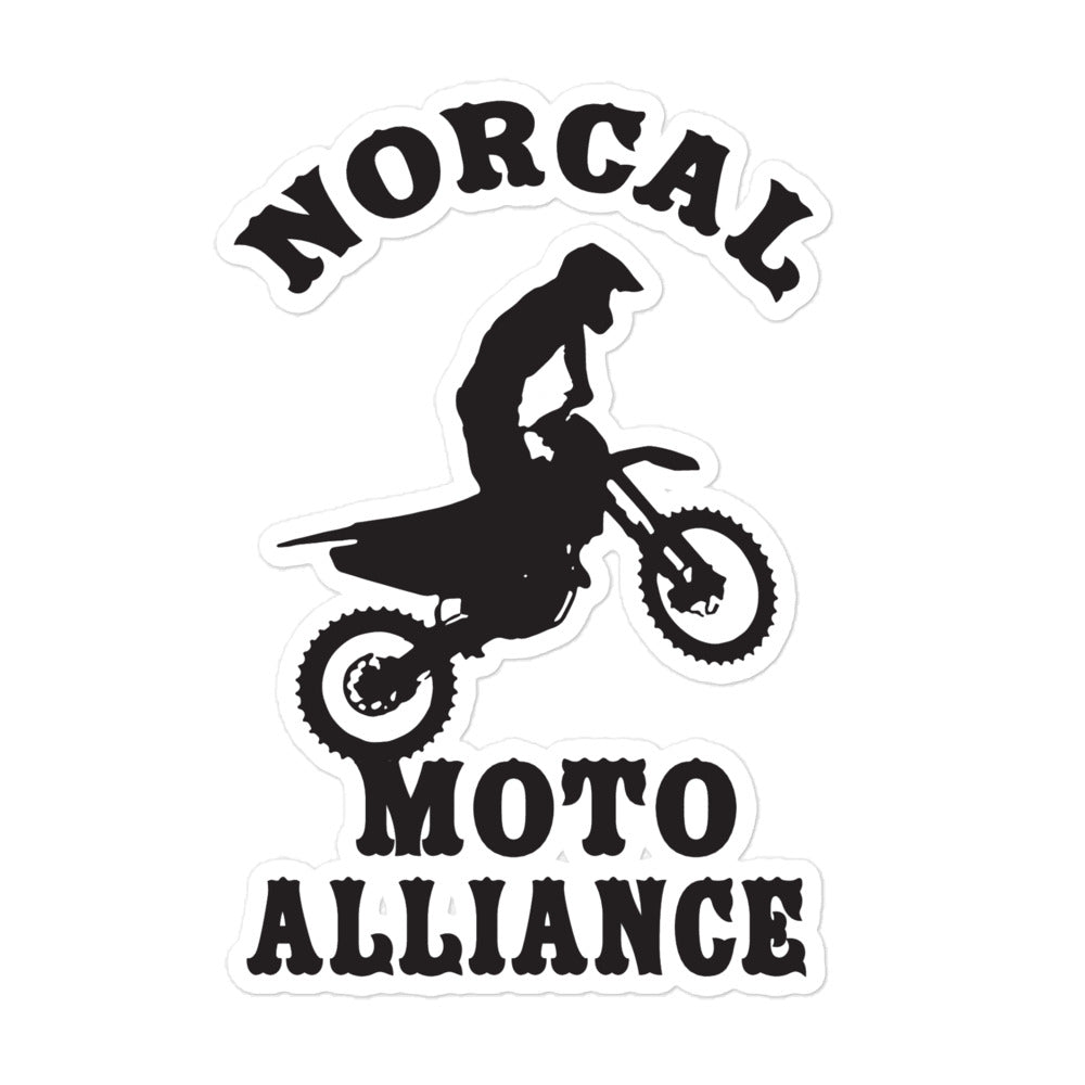 Norcal Moto Bubble-free stickers
