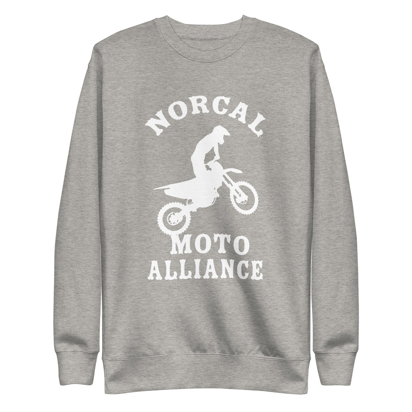 Norcal Moto (WHT) Unisex Premium Sweatshirt