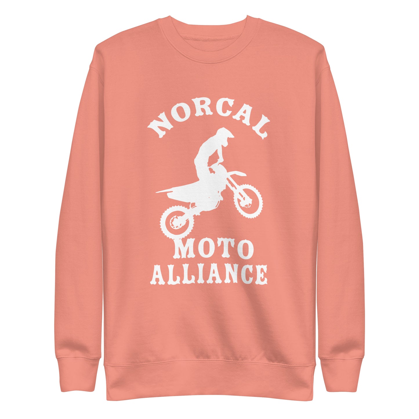 Norcal Moto (WHT) Unisex Premium Sweatshirt